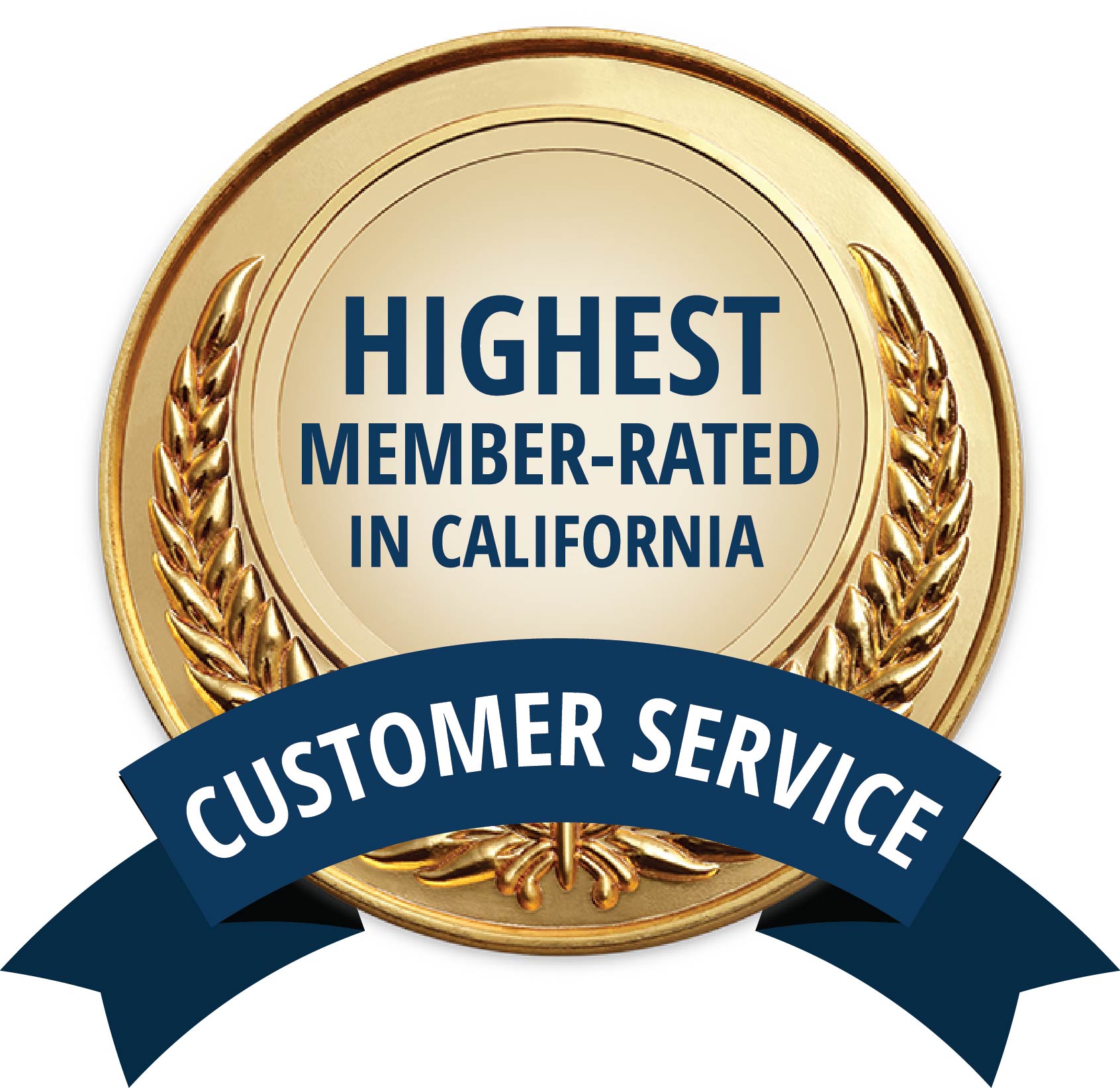 2025 Sharp Health Plan Highest Member-Rated in California Customer Service Seal