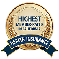 Highest member-rated health insurance in CA (footnote 4)