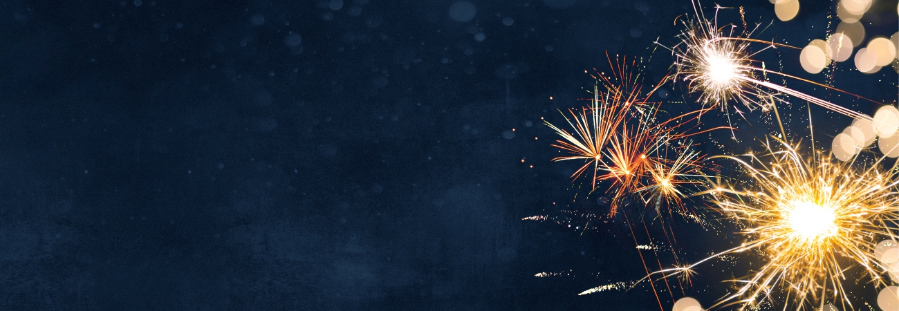 New year fireworks