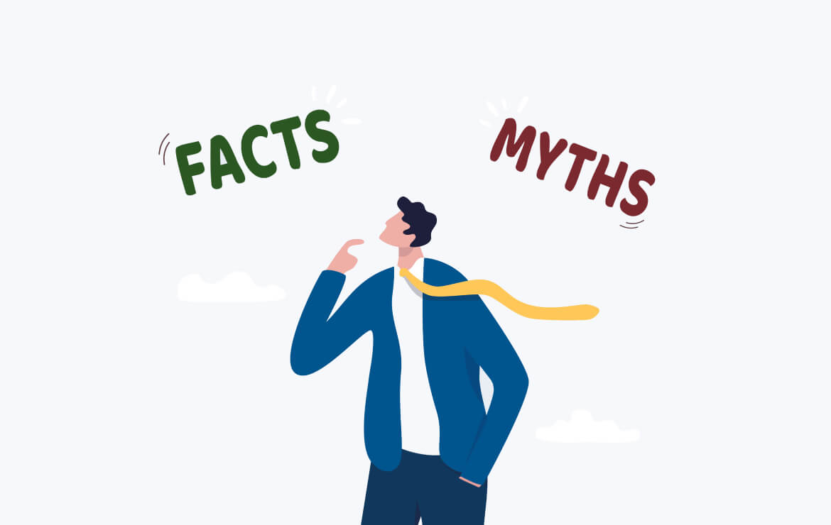 Facts vs. myths graphic