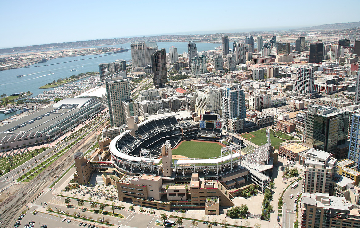 Skyview of Petco Park