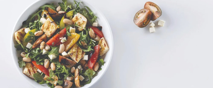 Pesto caprese salad